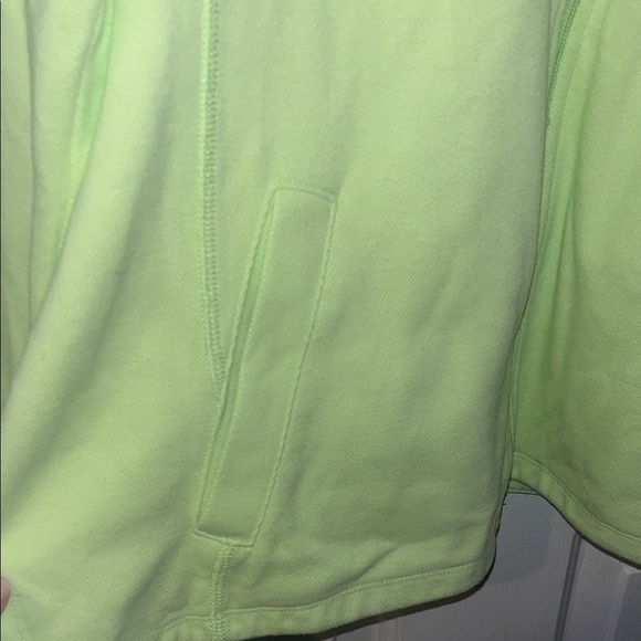 T by Talbots Lime Green Full-Zip Jacket womens size XL petite - Picture 6 of 8